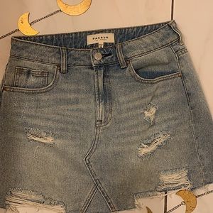 PACSUN DENIM MINI SKIRT